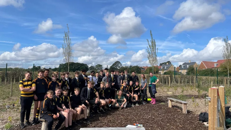 Countryside and Earthwatch Europe host science day to engage local community in benefits of Bishop’s Stortford’s new Tiny Forest