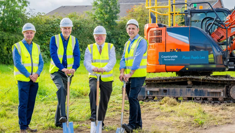 Countryside Partnerships breaks ground for 70 new homes at Whiteleas Avenue in North Wingfield
