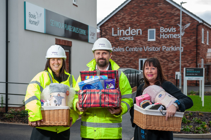 Housebuilder donates presents to the Christmas Wishes initiative in Monmouthshire