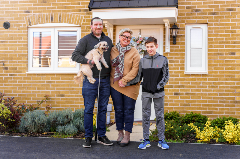 First Time Buyers find their forever home at Westcombe Park, near Maldon.