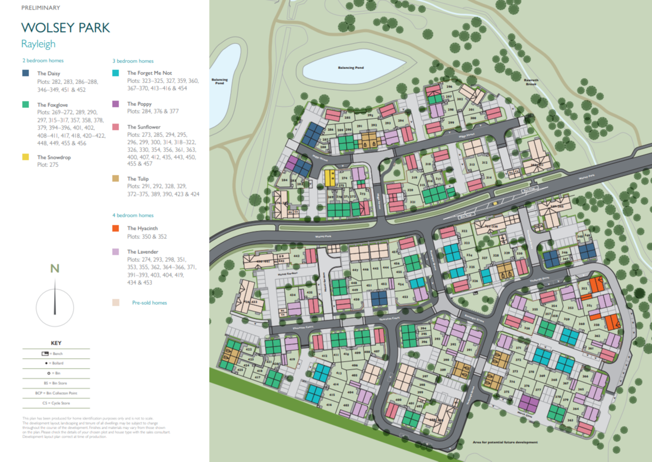 Wolsey Park Phase 2 site plan