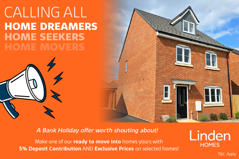 Linden Homes_East Anglia_Bank Holiday Offer_Development Hero