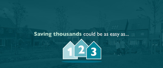 Countryside Homes Easy as 1 2 3 Hero campaign
