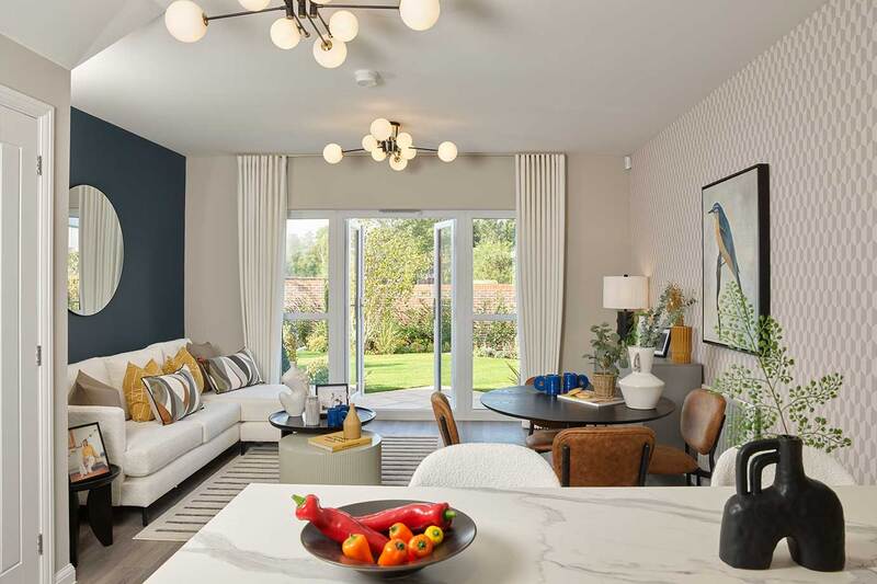 Countryside Homes show home living room
