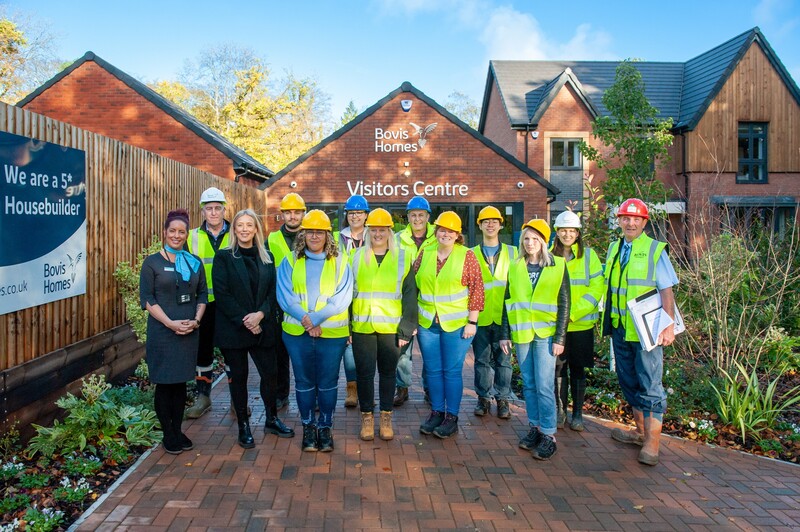 Building surveying students gain practical experience at Barrow Gurney development