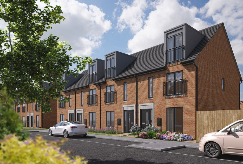 West Park Quarter, Sunderland - CGI Streetscene