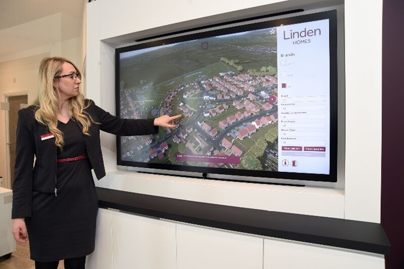 Interactive 3D technology helps buyers view their new homes at Liberty Place
