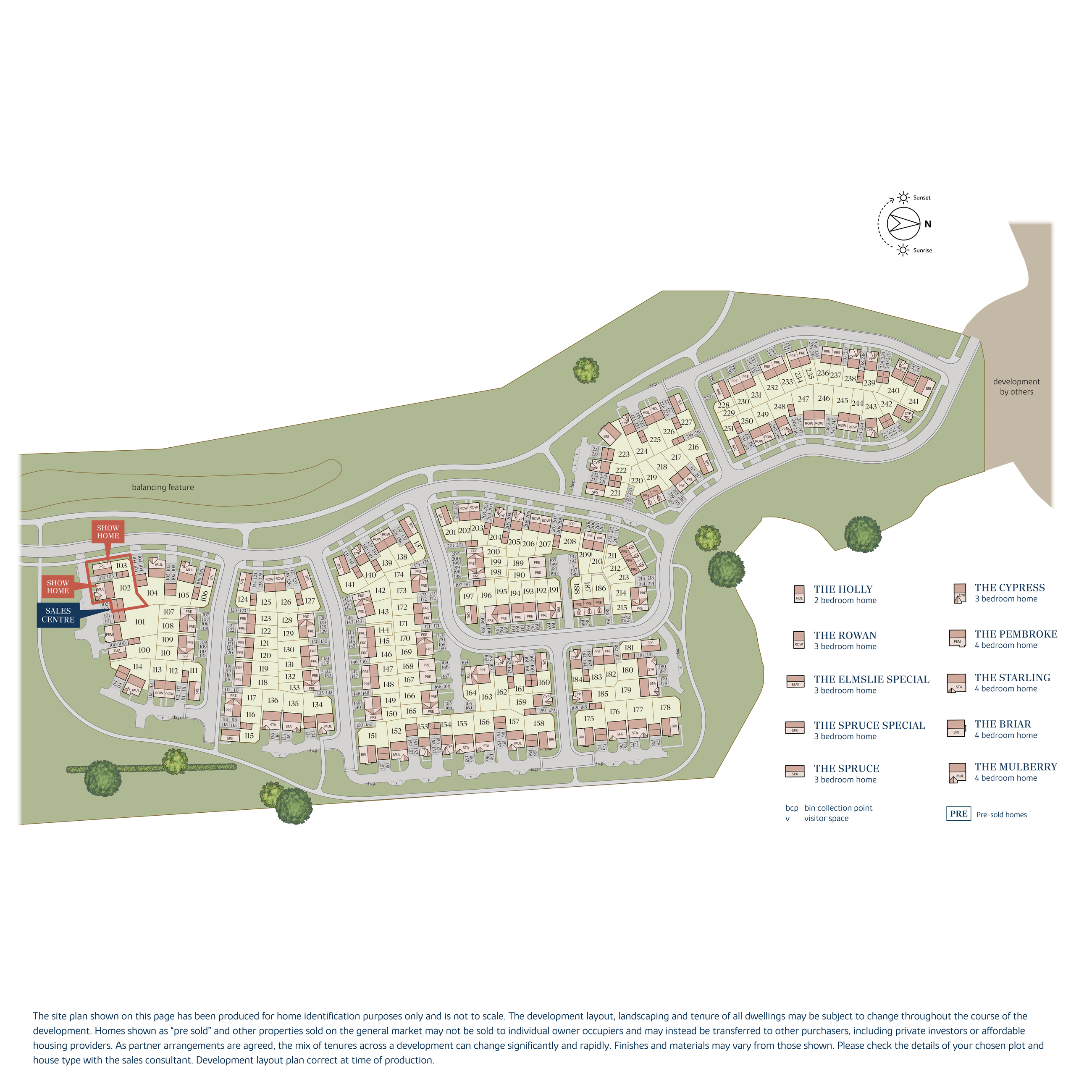 The Rambles siteplan