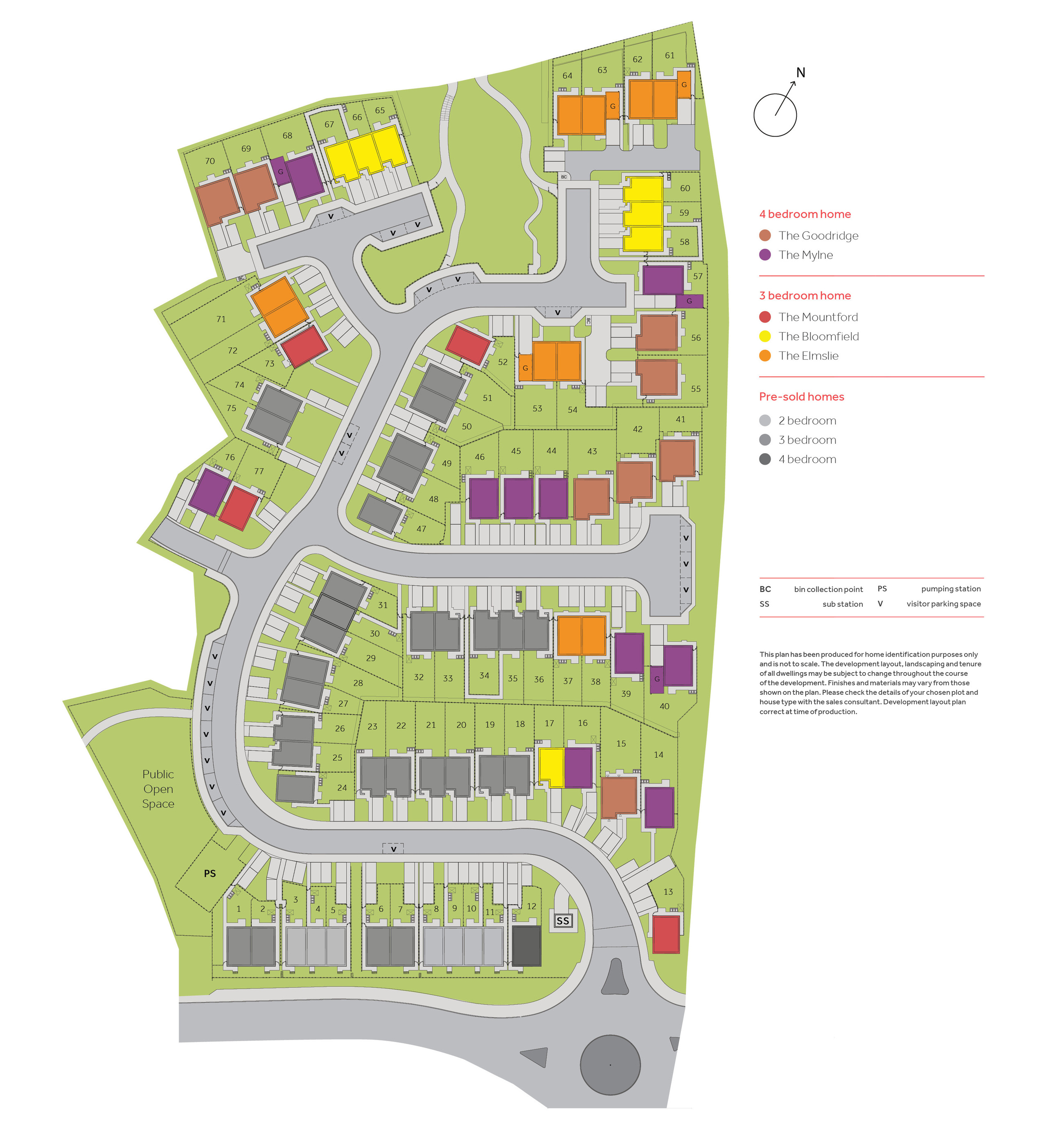 Blue Birch Fields Site Plan