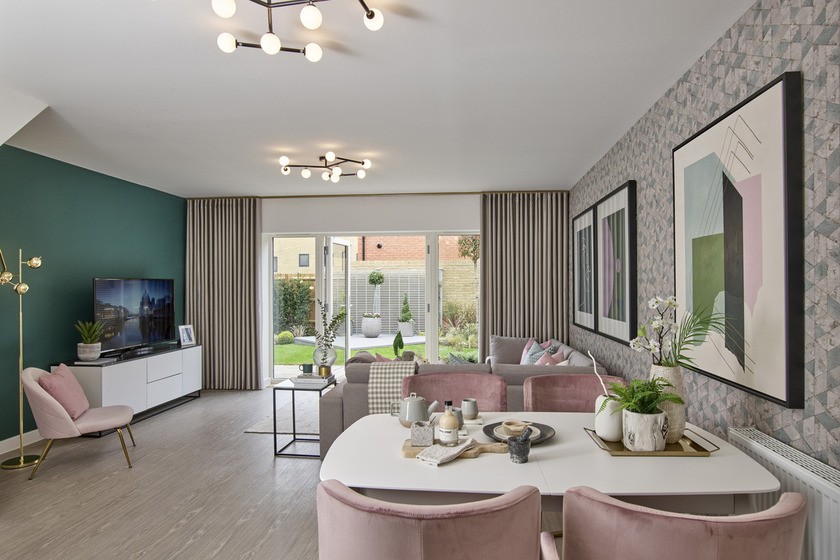 Base Houses Living Dining Room