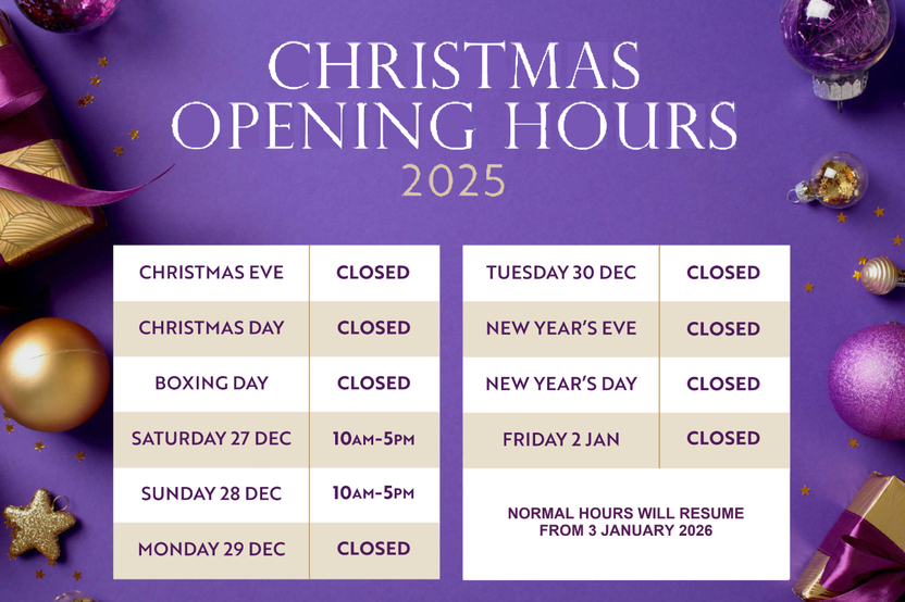 Sunnybower Meadow Christmas Open Times