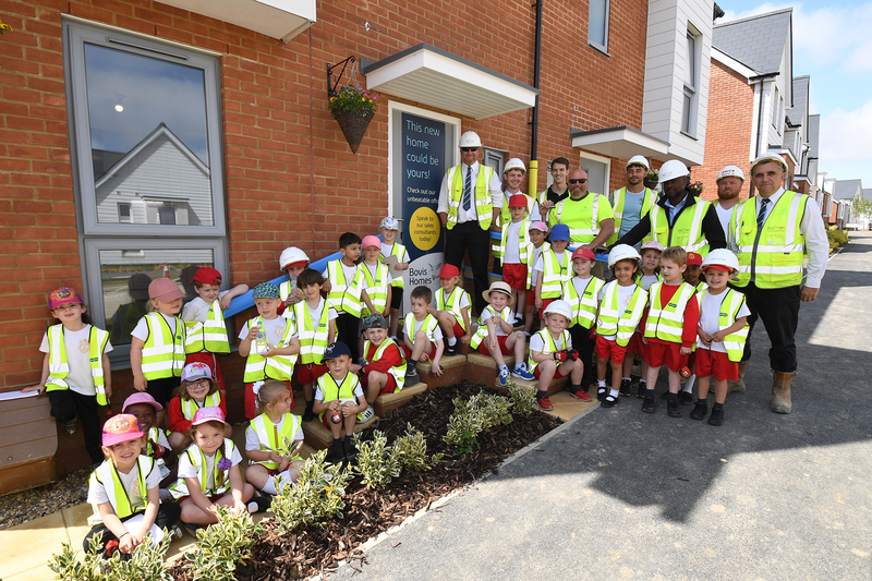 Bovis Homes hosts construction visits for young people in Bexhill