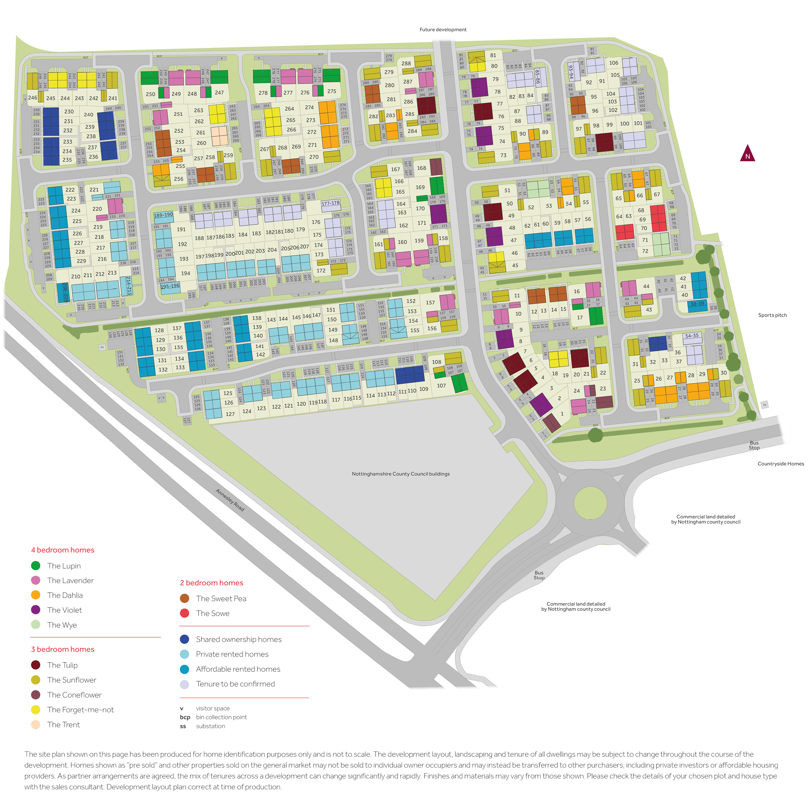 LH-SEM-Linby Meadows- Site Plan amended-0426