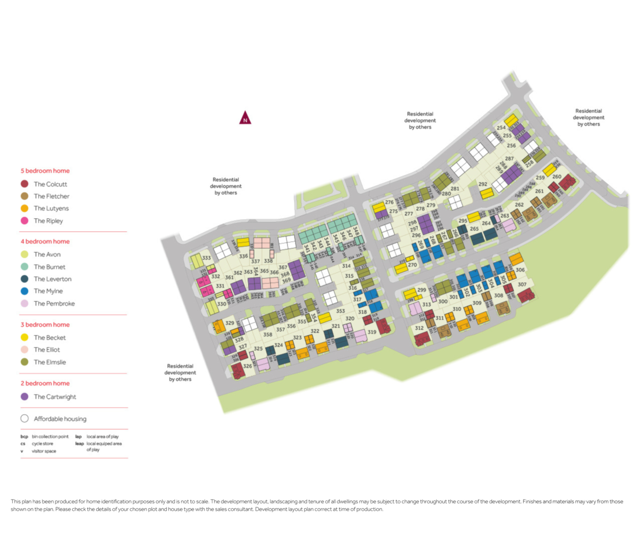 Linden Sherford Bluebell Lawns Siteplan 2025