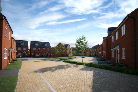 East Anglia_Priors Hall Park, Corby Streetscene_Development_Hero_1280x853
