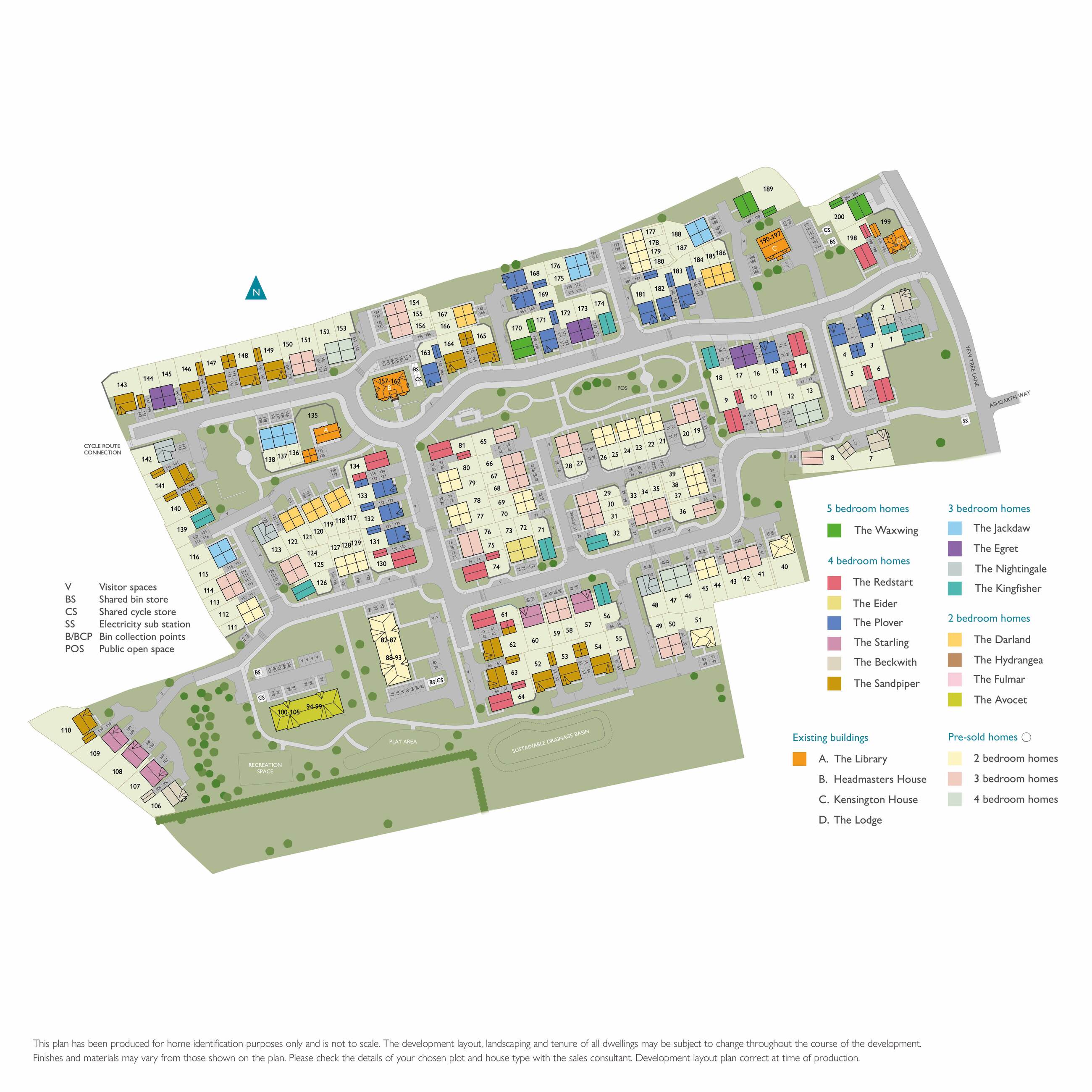 Kensington Fields Harrogate site plan