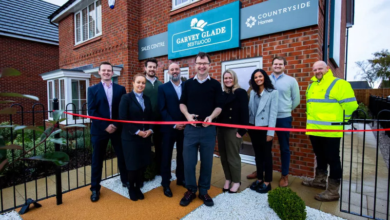 MP for Nottingham North opens show homes at Garvey Glade in Bestwood, Nottingham
