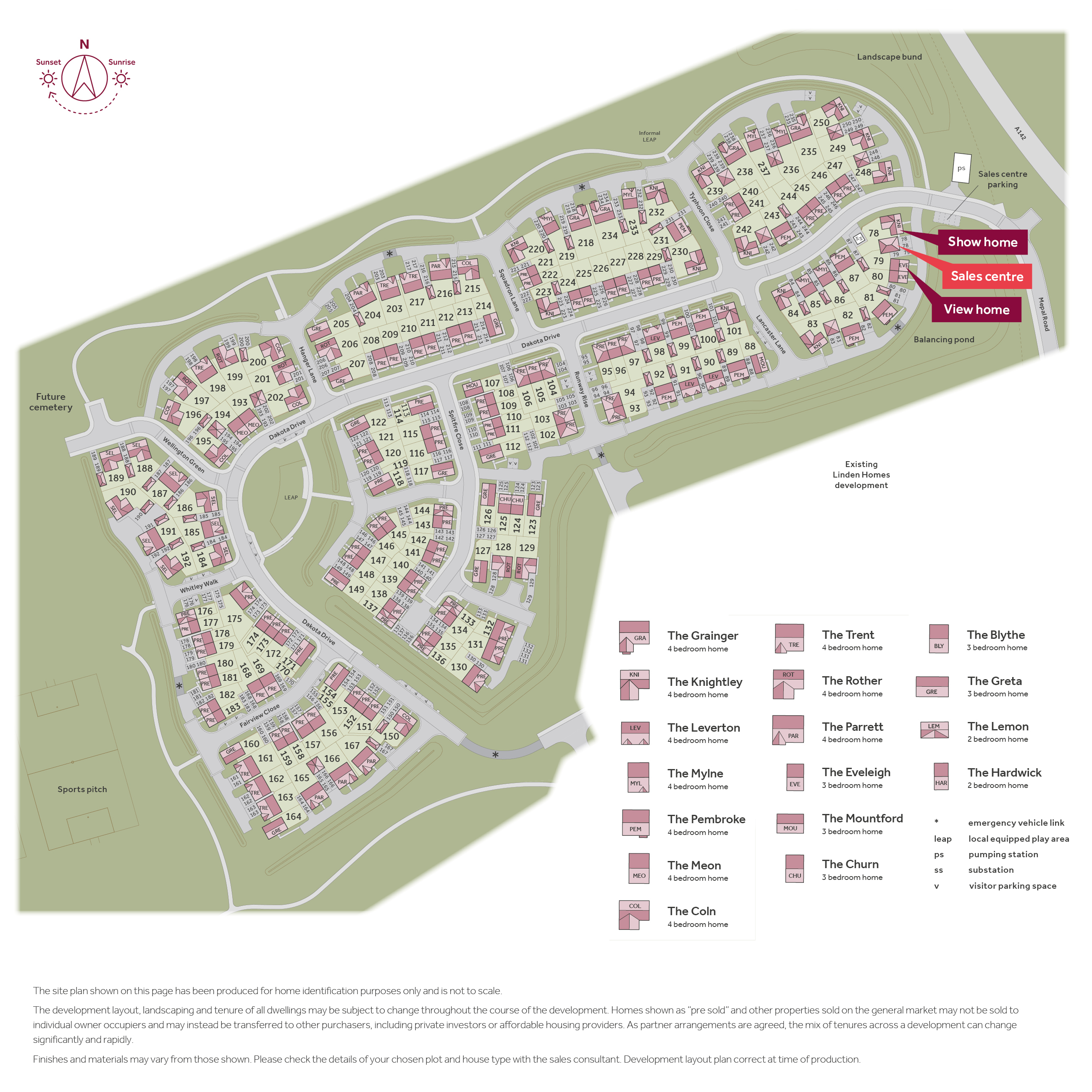 East Anglia_Stirling Cross_siteplan