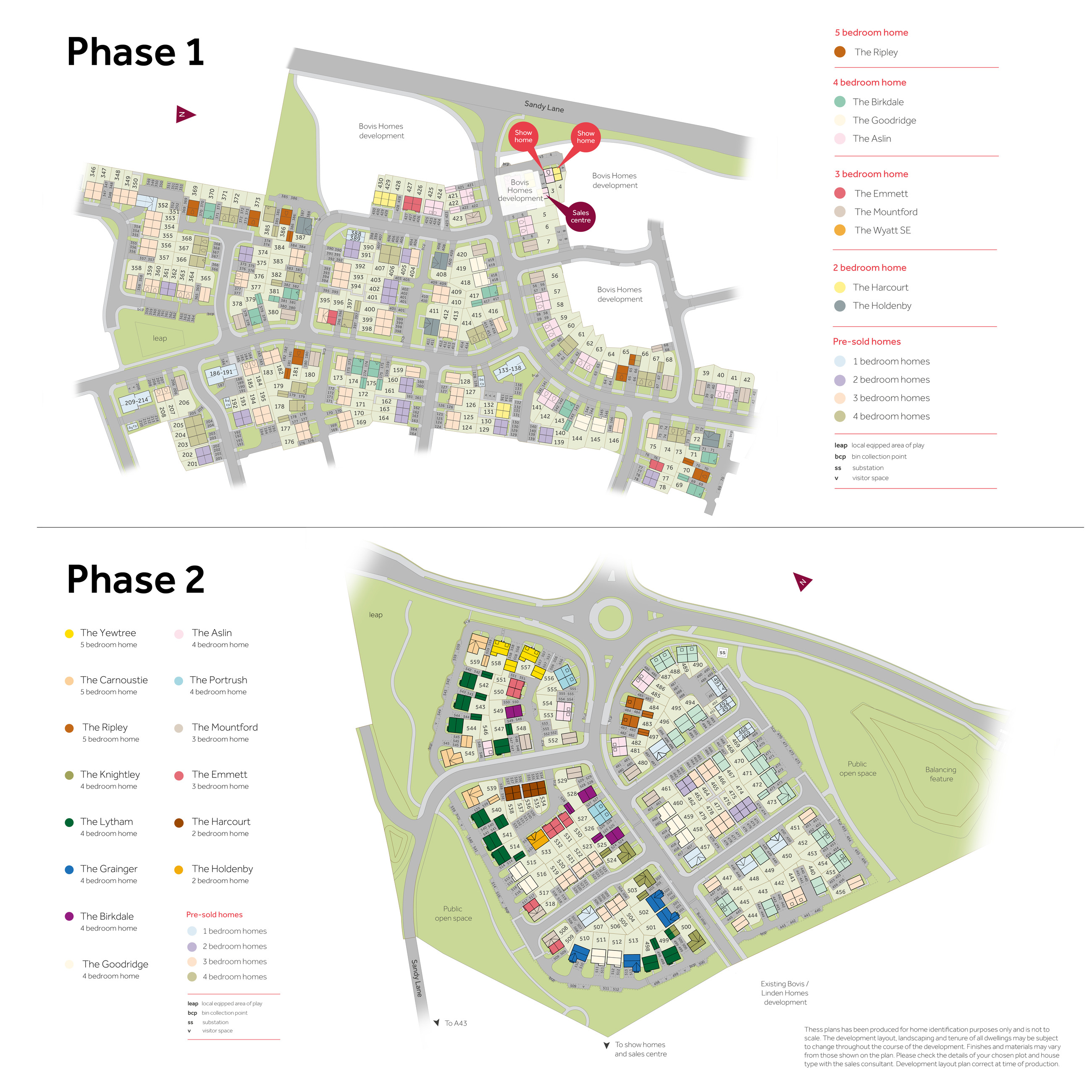 Western Gate Linden x2 phases siteplan