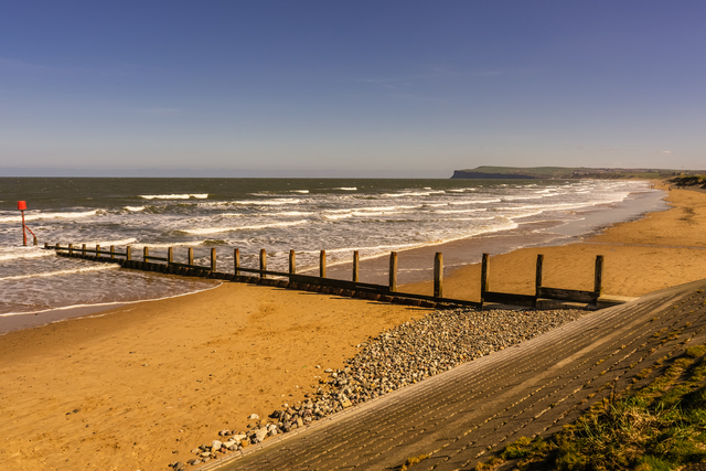 Redcar beach towards Saltburn 1482137169