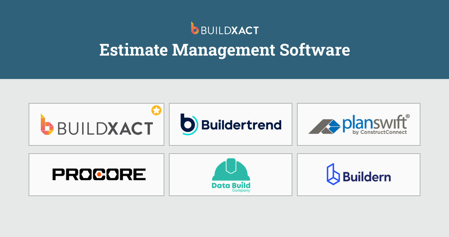 List of residential estimate management software tools compared in this guide.