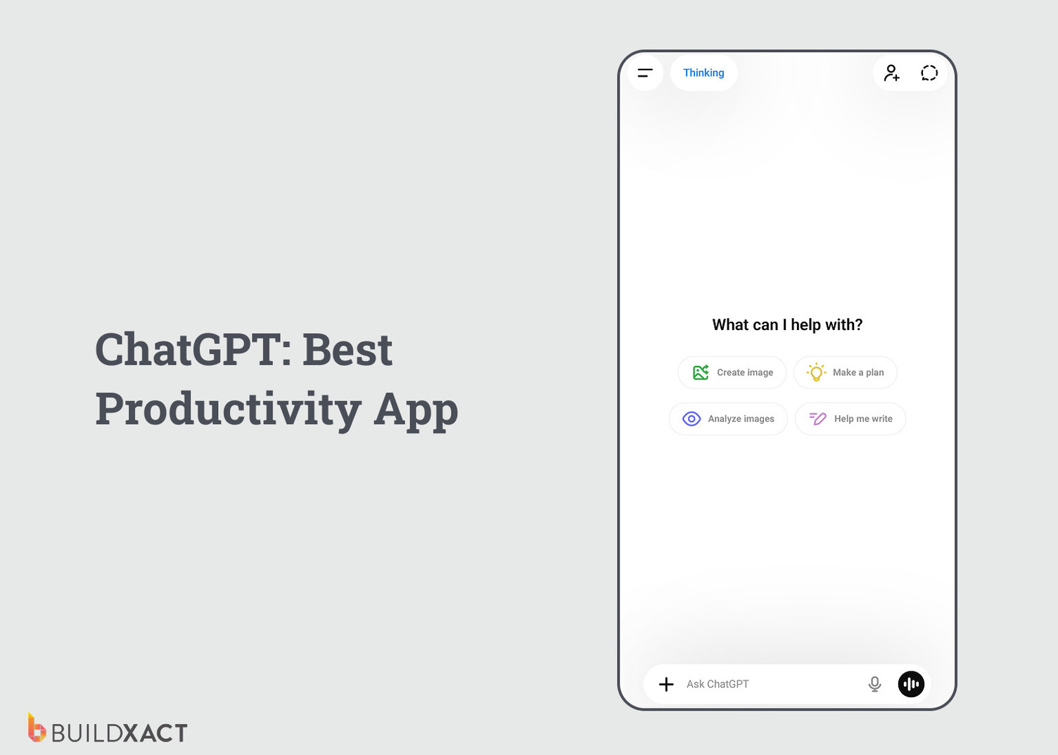 A screenshot of the ChatGPT interface