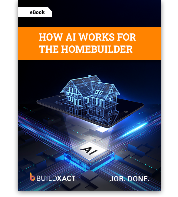 A cover for the ebook How AI Works for the Homebuilder