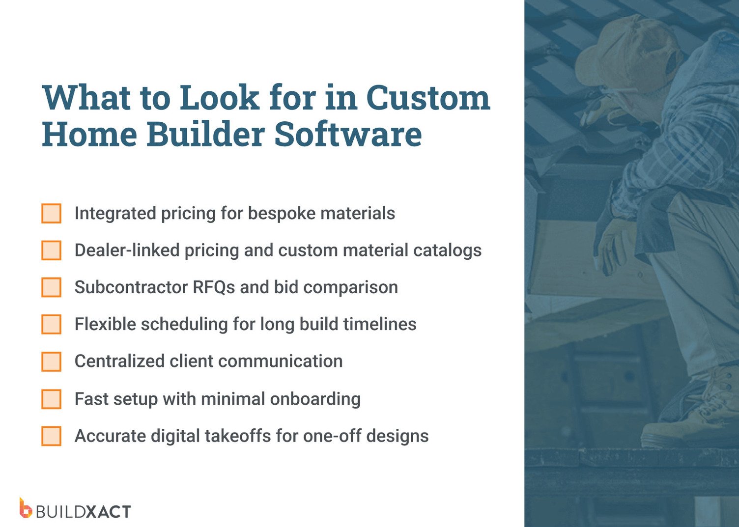 What to look for in custom home builder software
