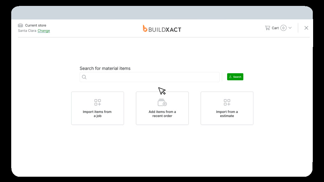 A conceptual image of the Blu:Estimate Reviewer by Buildxact