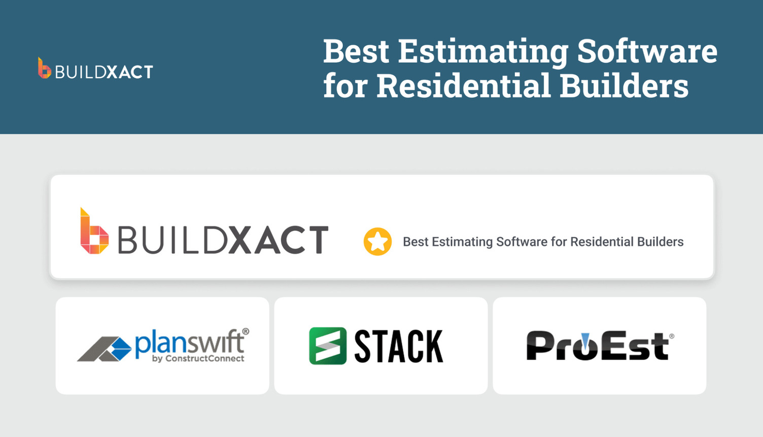 Ranking the top four estimating software for small builders.