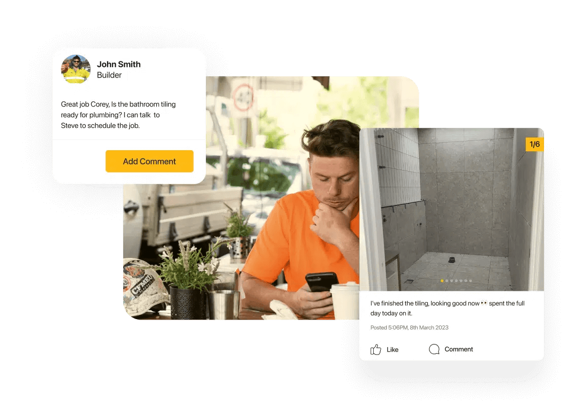 Screenshot of Buildxact's Daily Logs feature.