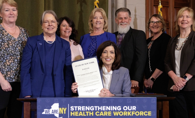 Kathy Hochul and group
