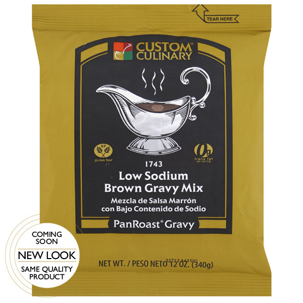 1743 - Pan Roast Low Sodium Brown Gravy Mix