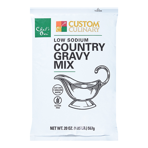 1718 - Chefs OWn Low Sodium Country Gravy Mix