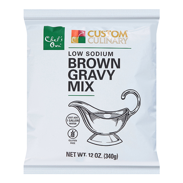 1743 - Chefs Own Low Sodium Brown Gravy Mix