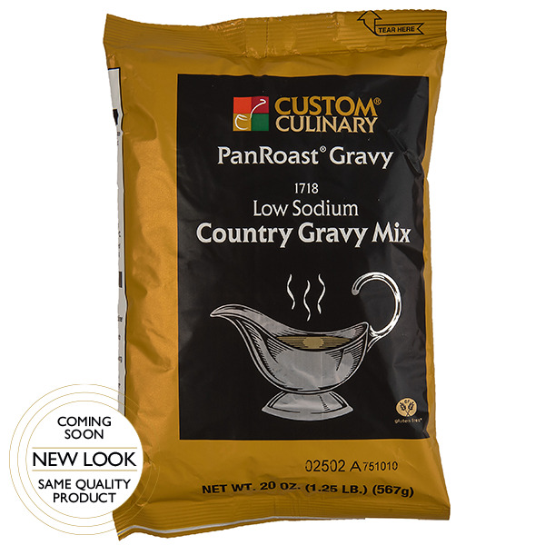 1718 - PanRoast Low Sodium Country Gravy Mix