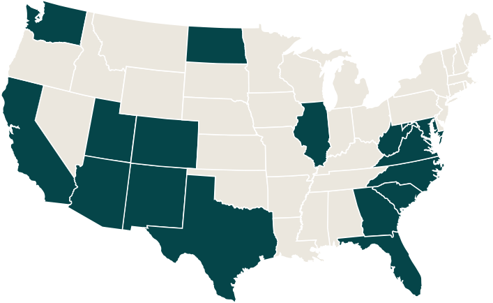States We Serve - RealManage States we serve