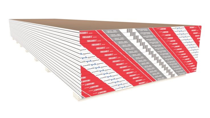ToughRock 5/8-in x 4-ft x 8-ft Fireguard Fire Resistant Regular Drywall Panel