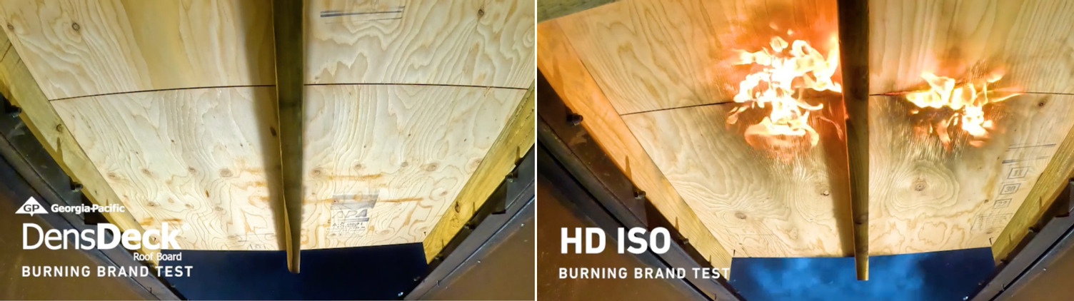 DensDeck® Roof Boards Vs. HD ISO: Image