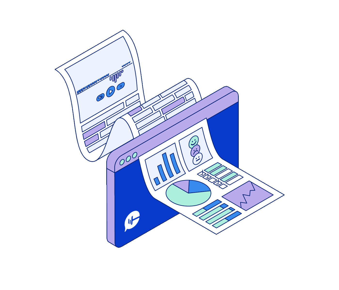 browser window displaying various graphs and charts