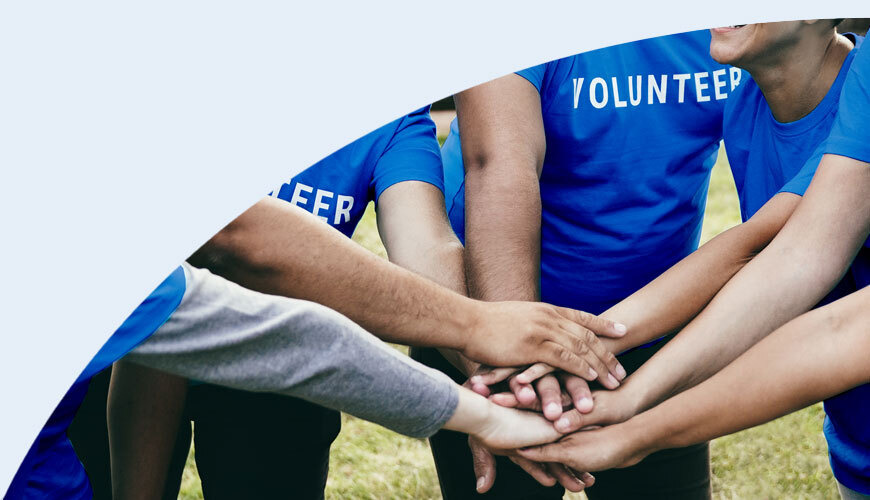 Community involvement, a team of volunteers