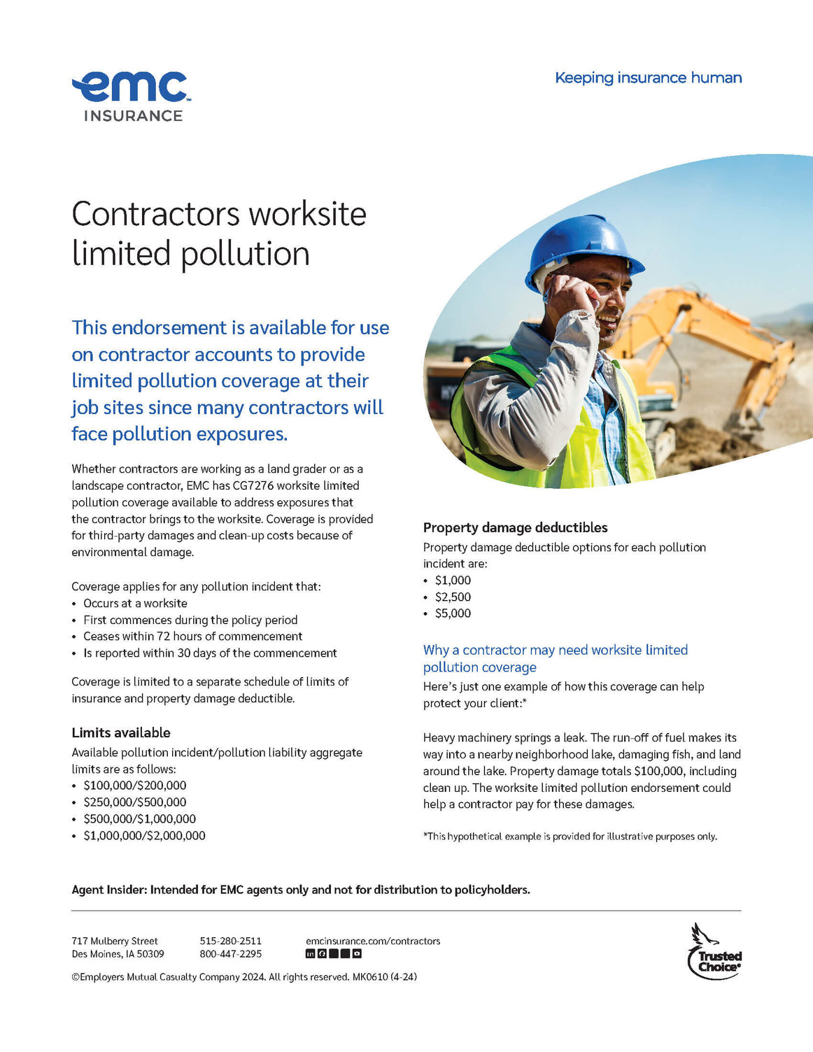 Contractors Worksite Limited Pollution Agent Insider