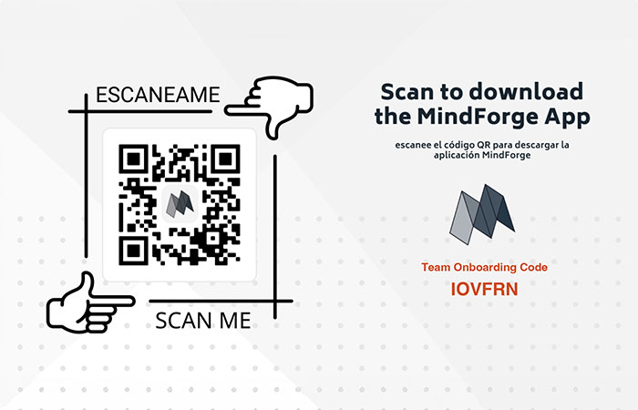 Mindforge Training QR Code