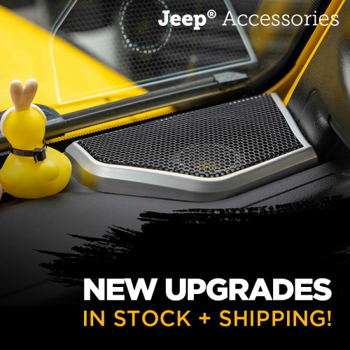 Dashboard Speaker Grilles Fits Select Jeep® Models 2018-2025