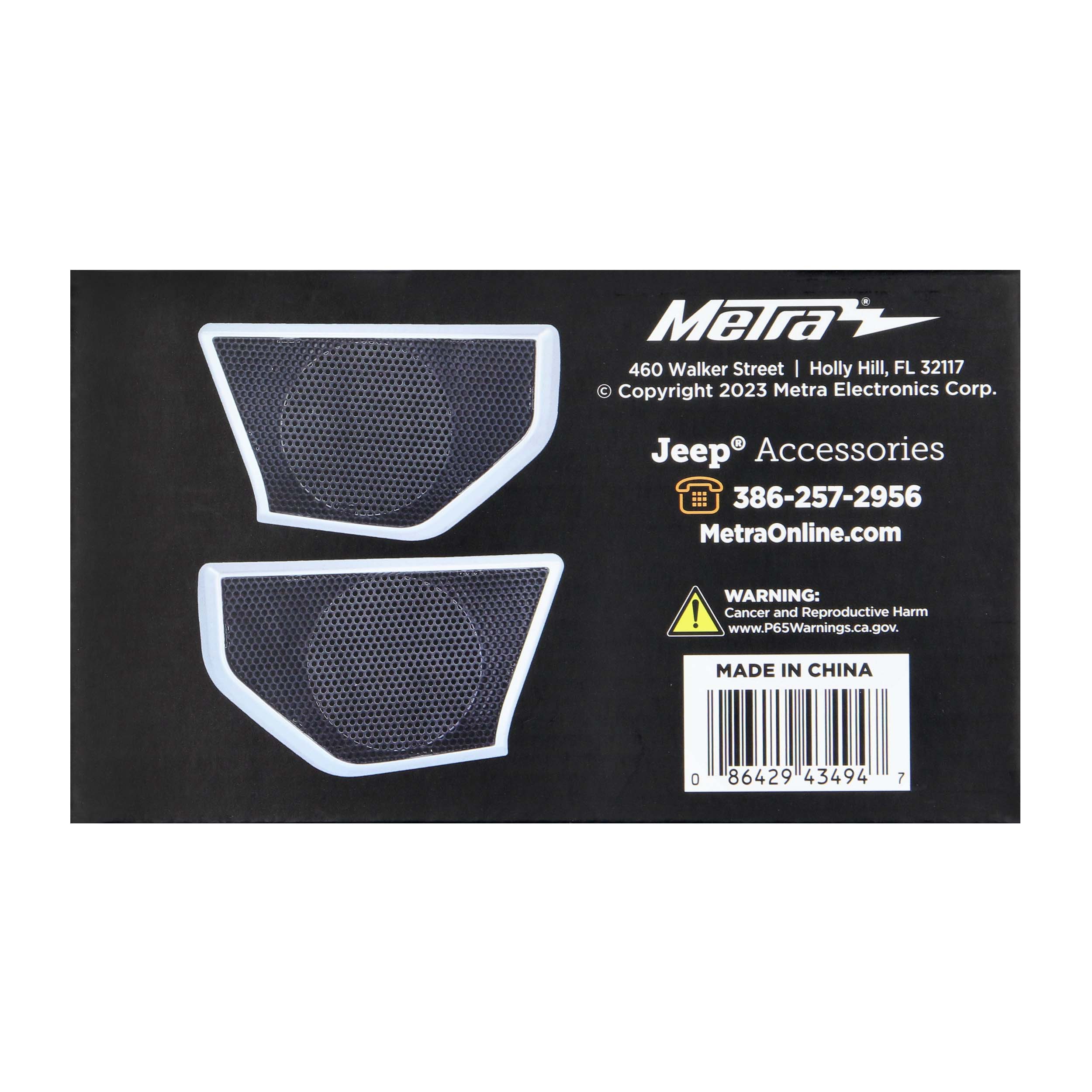 Dashboard Speaker Grilles Fits Select Jeep® Models 2018-2025