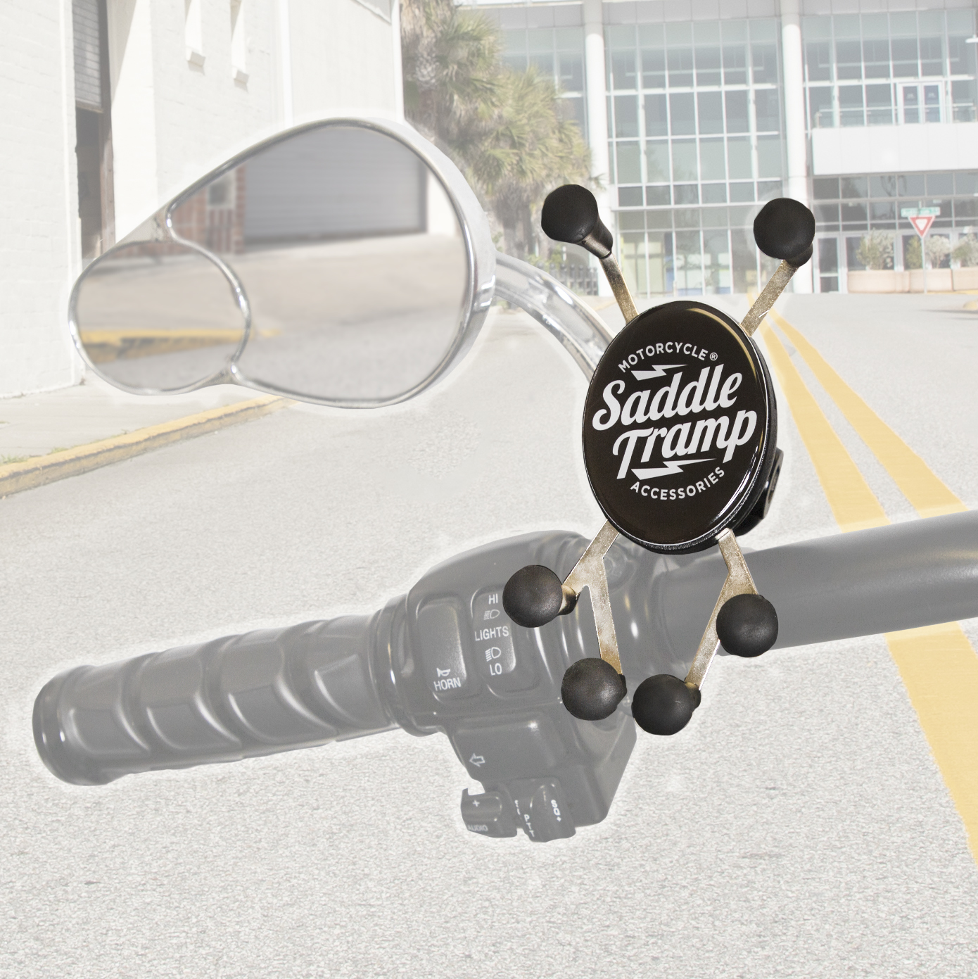 Hex-Grip Phone Mount for Motorcycles