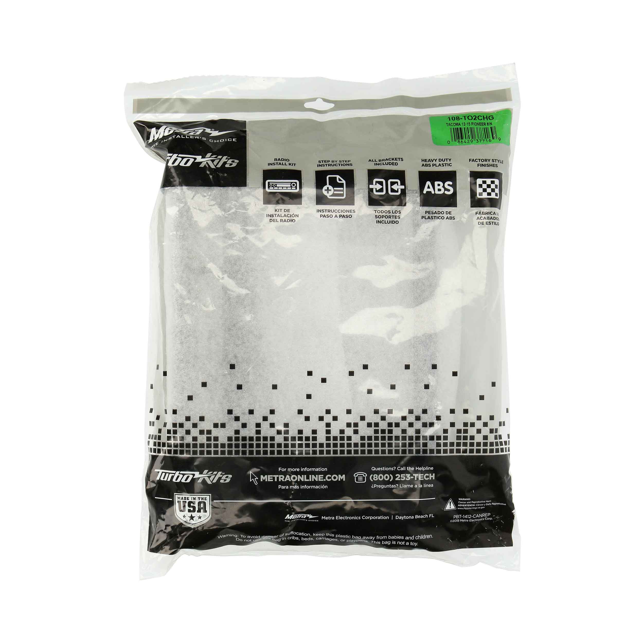 Toyota Tacoma 2012-2015 - Fits Pioneer 8" Radios