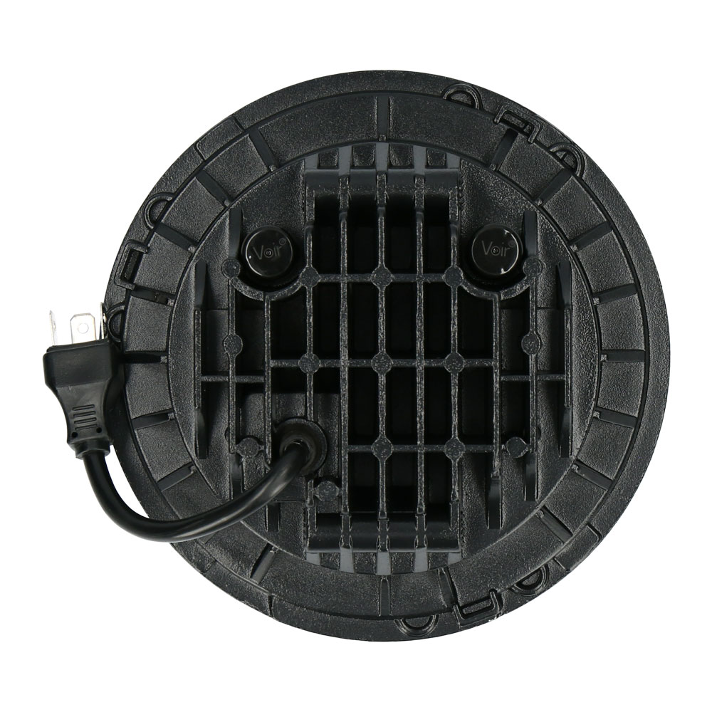 7" LED Light with Black Face - 7 Inch, 9 LED