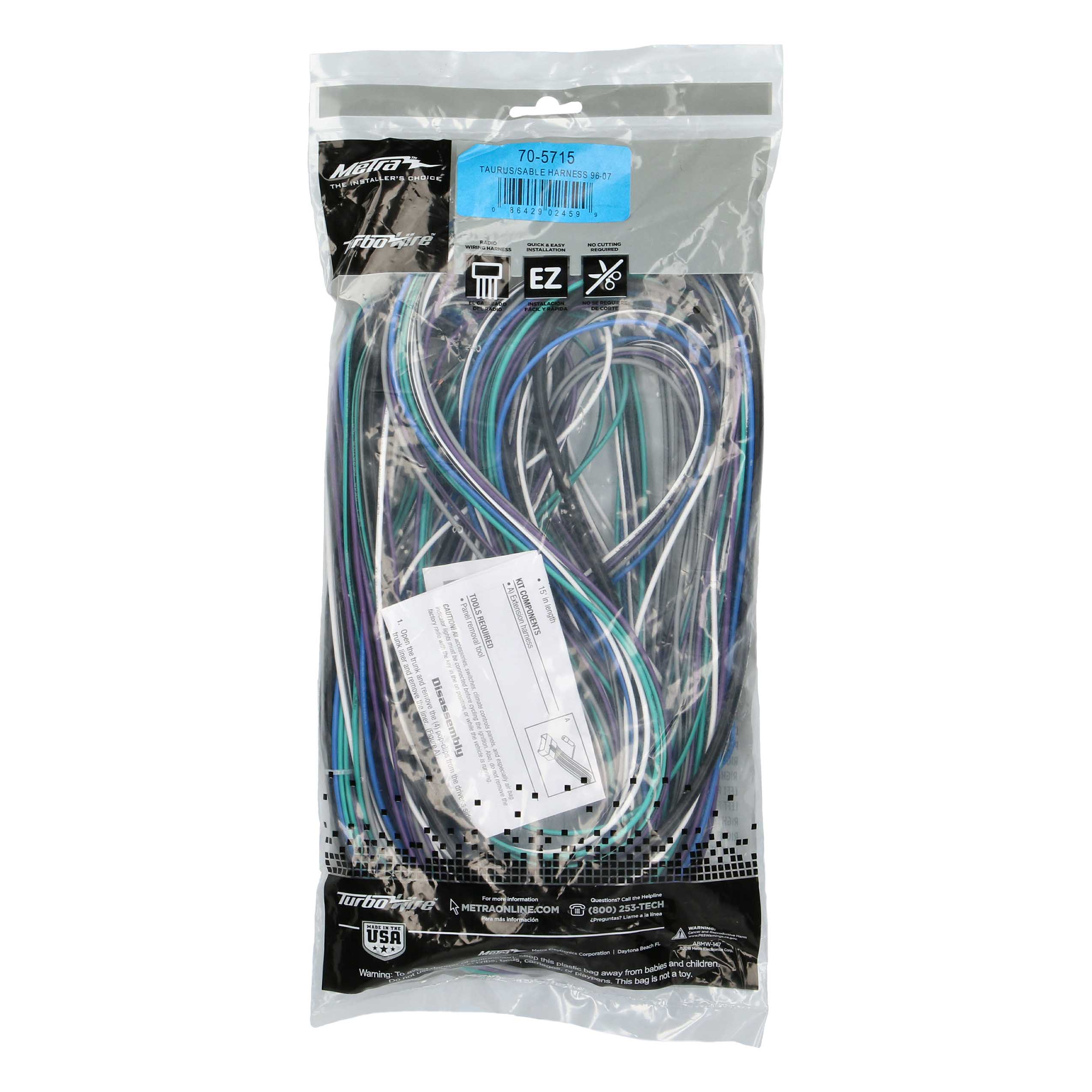 Ford Taurus/Mercury Sable 1996-1999 Radio Receiver Brain Byp