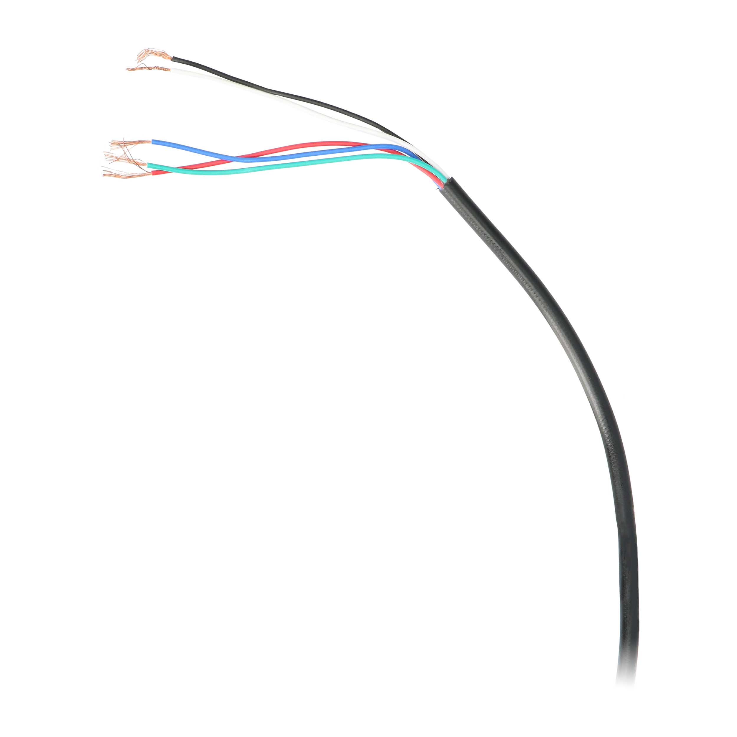 RGBW Bulk Wire 250Ft OFC 5 Conductor